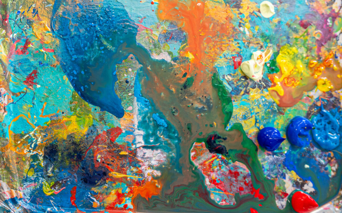 Art paint oil abstract