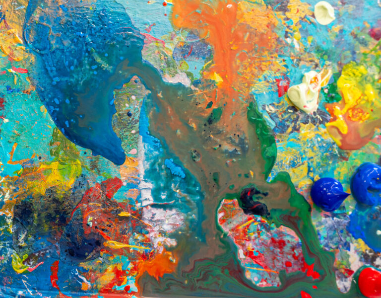 Art paint oil abstract