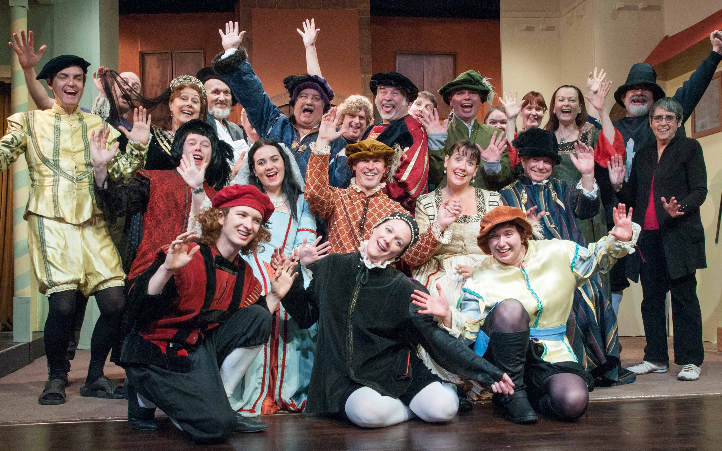 Theatre stage show players