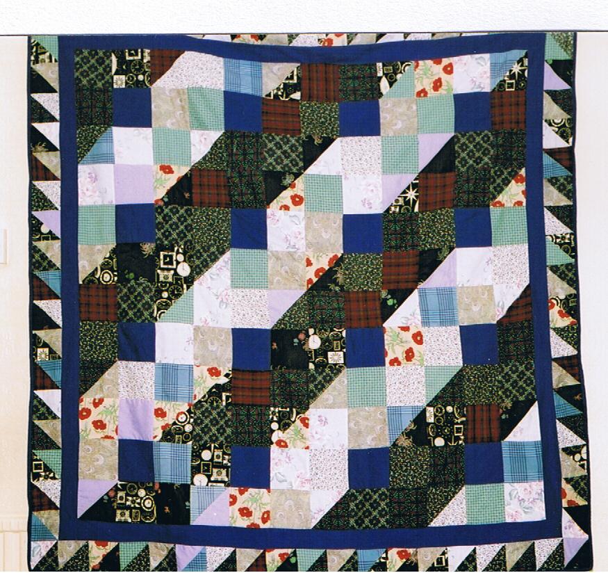 Scrappy quilt