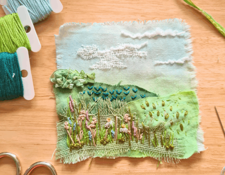 Donna davies slow stiched journey applique sew
